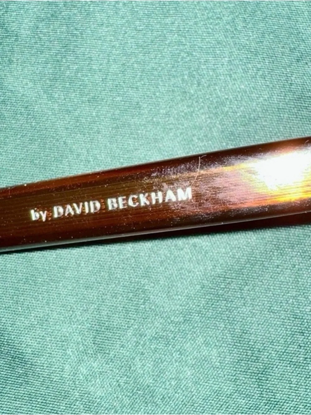 ⚡️NEW David Beckham DB1062/S EX4KU Sunglasses in Brown Horn with Blue Lenses⚡️